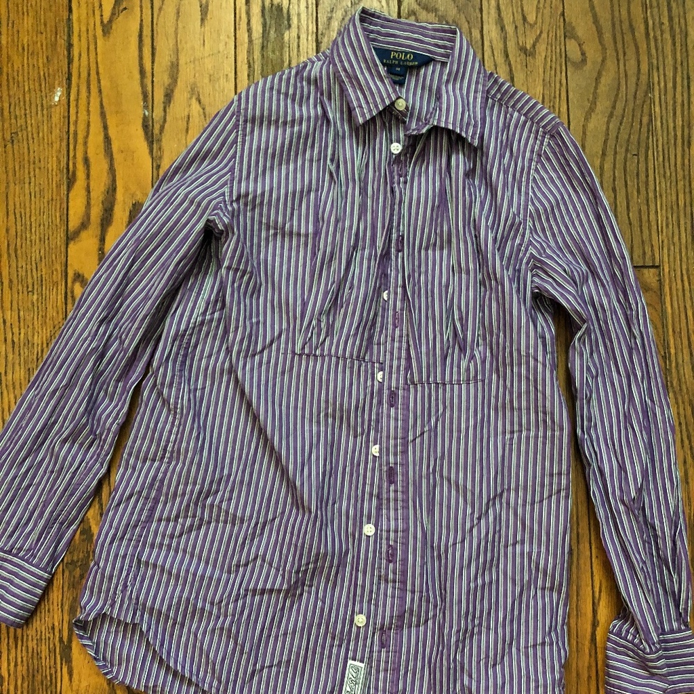 Polo by Ralph Lauren Purple Button Down Youth